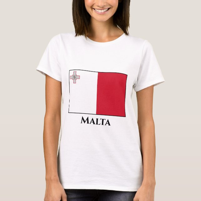 Camiseta Bandera de Malta (maltesa) (Anverso)