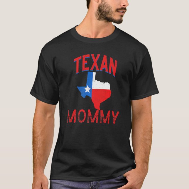 Camiseta Bandera de mami texana Orgullosa madre vitilar de 