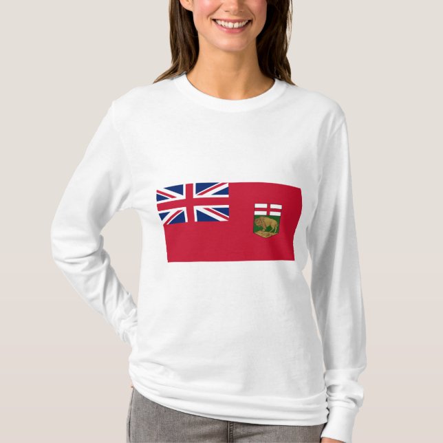 Camiseta Bandera de Manitoba (Anverso)