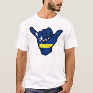 Camiseta Bandera de Mano Shaka de Curaçao