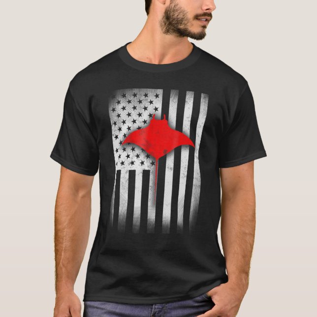 Camiseta Bandera de Manta Ray Us (Anverso)