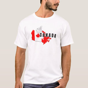 Camiseta Bandera de mapa de guiones modernos y sencillos de