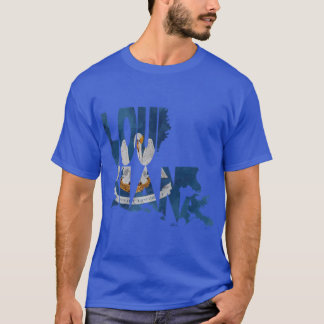 Camiseta Bandera de Mapa Tipográfico