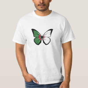Camiseta Bandera de Mariposa de Argelia
