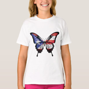 Camiseta Bandera de mariposa de cola torta