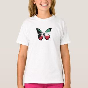 Camiseta Bandera de mariposa de Kuwait