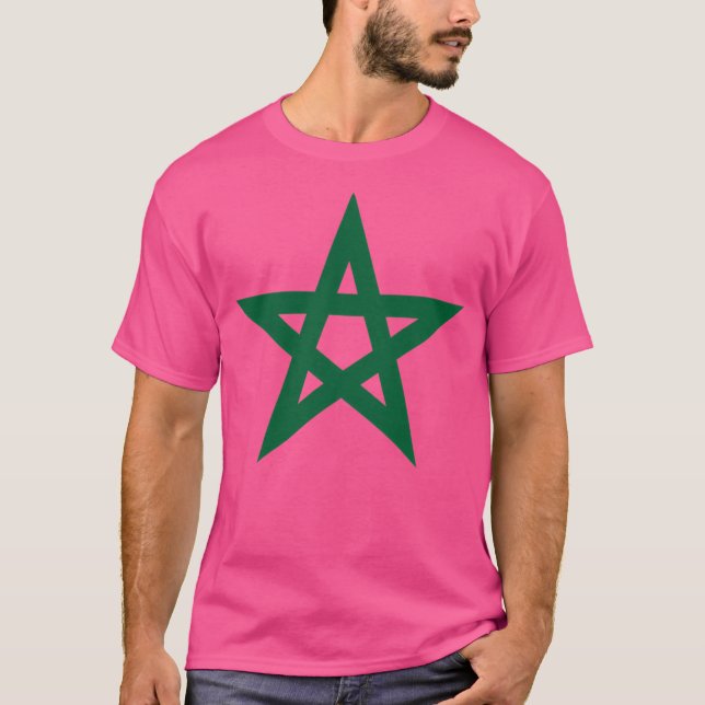 Camiseta Bandera de Marruecos (Anverso)