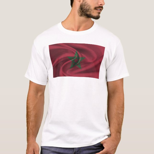 Camiseta Bandera De Marruecos (Anverso)