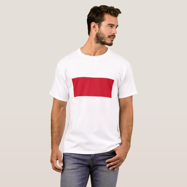 Camiseta Bandera de Marruecos (Anverso completo)