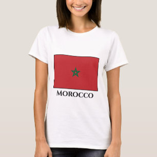 Camiseta Bandera de Marruecos