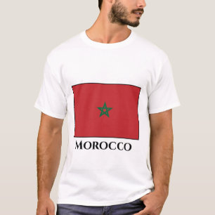 Camiseta Bandera de Marruecos