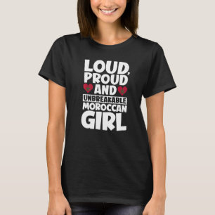 Camiseta Bandera de Marruecos Orgullosos Marroquíes Hombres