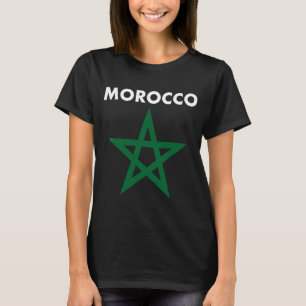 Camiseta Bandera De Marruecos Para Hombres Y Mujeres