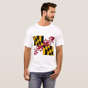 Camiseta Bandera de Maryland