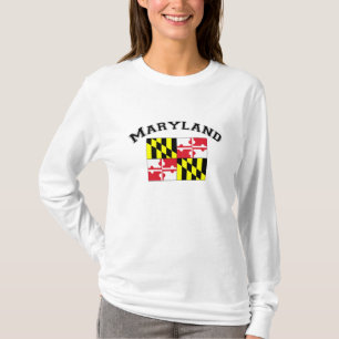 Camiseta Bandera de Maryland