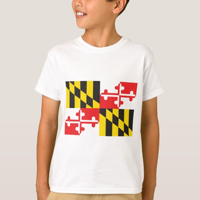 CAMISETA BANDERA DE MARYLAND (Anverso)