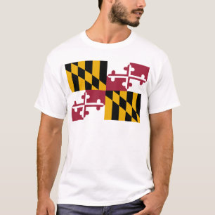Camiseta Bandera de Maryland