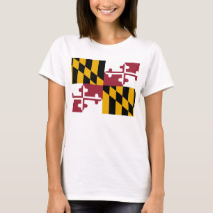 Camiseta Bandera de Maryland