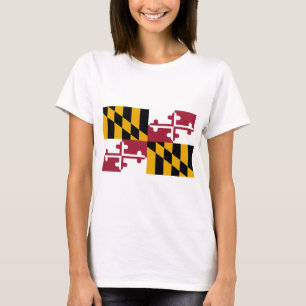 Camiseta Bandera de Maryland