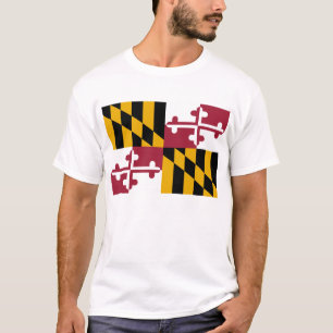 Camiseta Bandera de Maryland