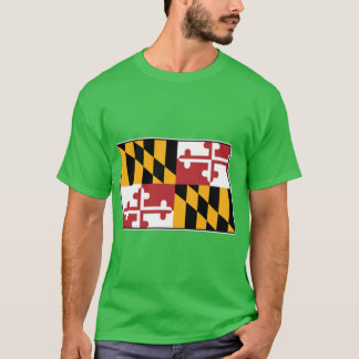 Camiseta Bandera de Maryland Dakota del Norte