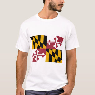 Camiseta Bandera de Maryland (Estado de los Estados Unidos)