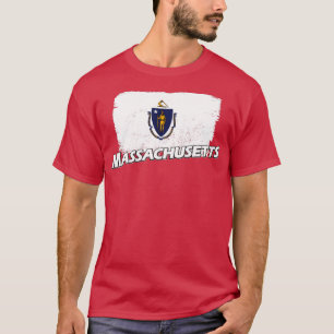 Camiseta Bandera de Massachusetts