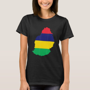Camiseta Bandera de Mauricio en Mauricio