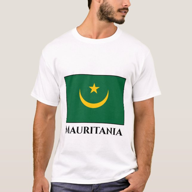Camiseta Bandera de Mauritania (Anverso)