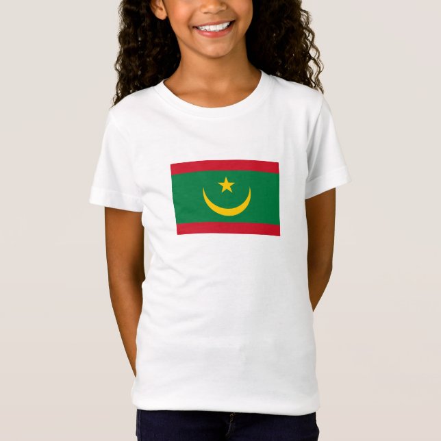 Camiseta Bandera de Mauritania (Anverso)