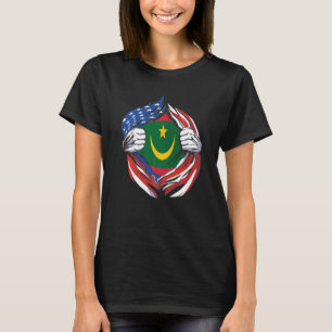 Camiseta Bandera de Mauritania: Orgullo americano de mi H m