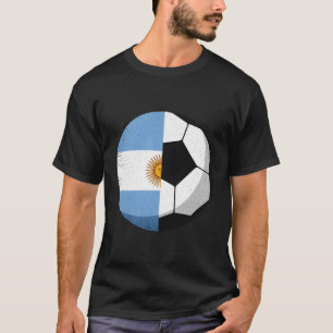 Camiseta Bandera de Media Argentina Futbol De Fútbol Así