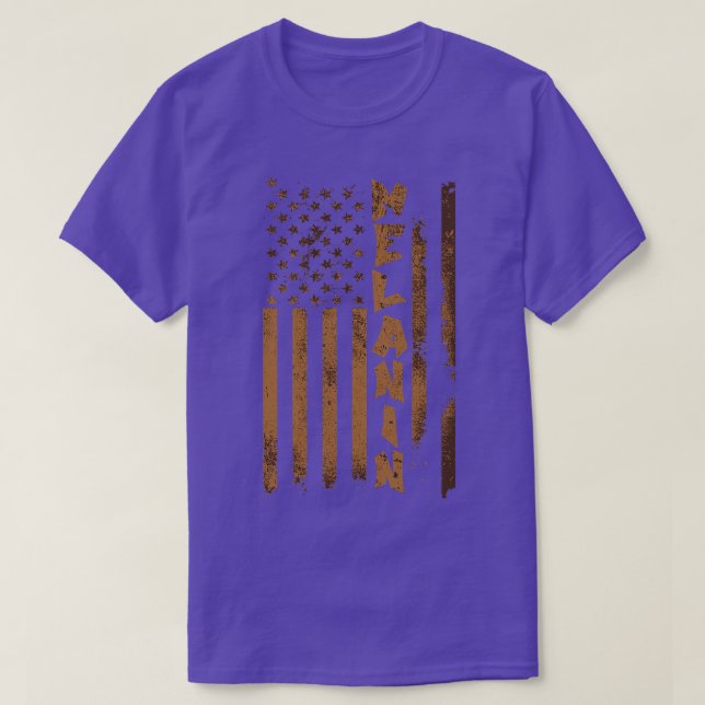 Camiseta Bandera de Melanin (Diseño del anverso)