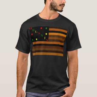 Camiseta Bandera de Melanin Orgullo Negro