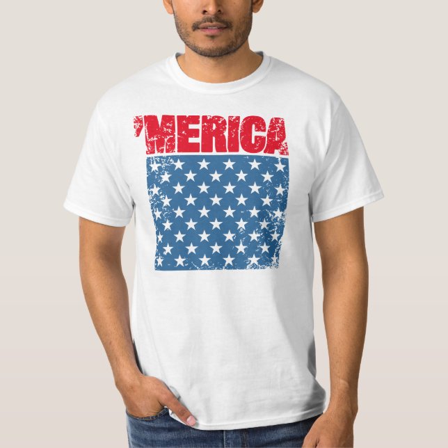 Camiseta ' Bandera de Merican (Anverso)