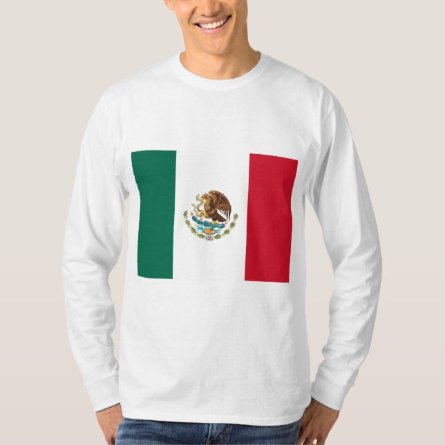 Camiseta Bandera de México (Anverso)