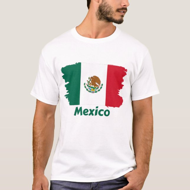 Camiseta Bandera de México (Anverso)