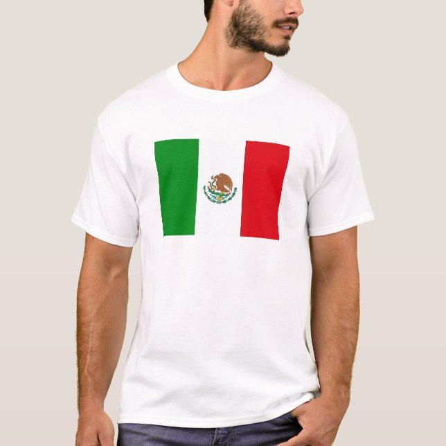 Camiseta Bandera de México (Anverso)