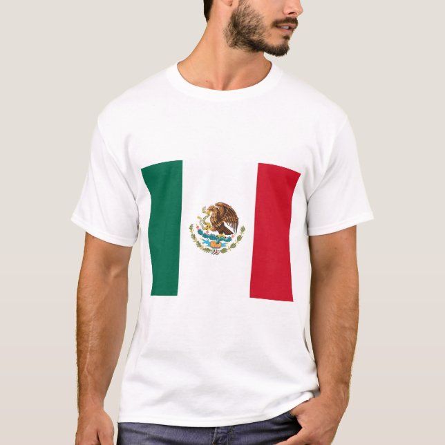 Camiseta Bandera de México (Anverso)