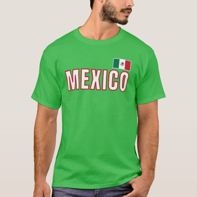 Camiseta Bandera de México (Anverso)