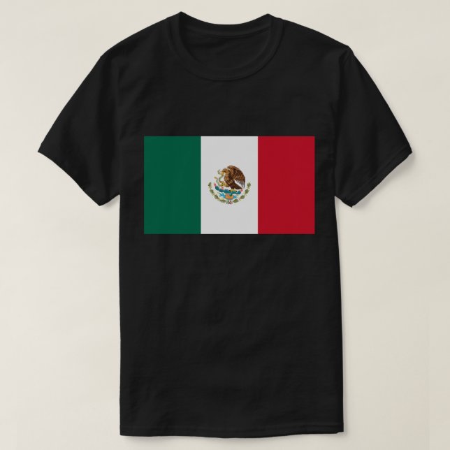 Camiseta Bandera de México (Diseño del anverso)