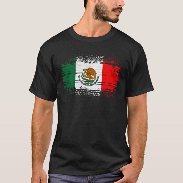 Camiseta bandera de México (Anverso)