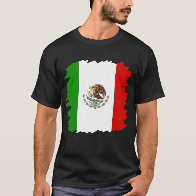 Camiseta Bandera de México (Anverso)