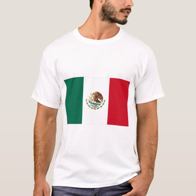 Camiseta Bandera de México (Anverso)