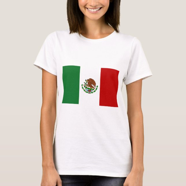 Camiseta Bandera de México (Anverso)