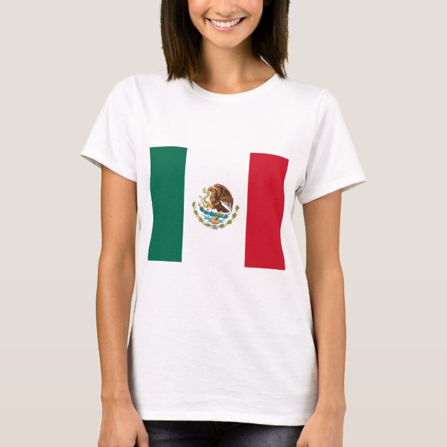 Camiseta Bandera de México (Anverso)
