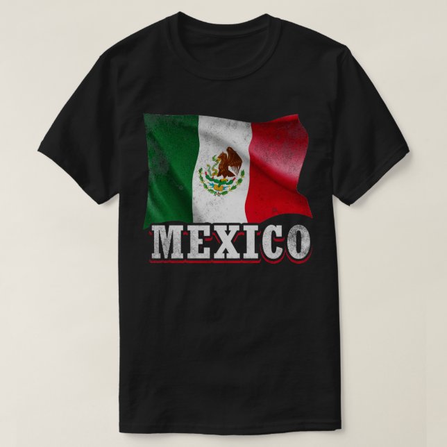 Camiseta Bandera de México (Diseño del anverso)