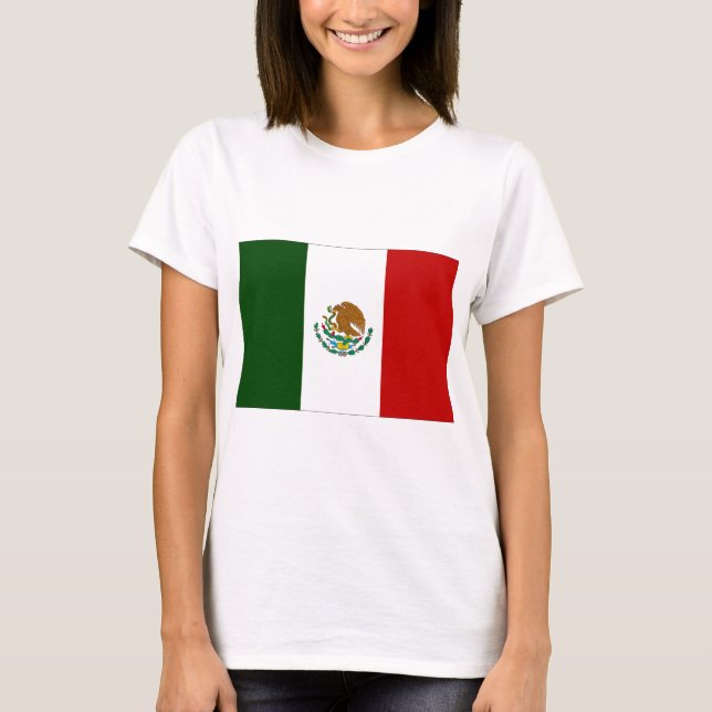 Camiseta Bandera de México (Anverso)