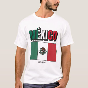 Camiseta bandera de México 1836