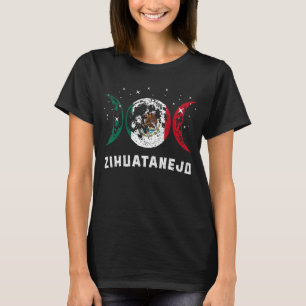 Camiseta Bandera de México Ama a Zihuatanejo México Vacacio